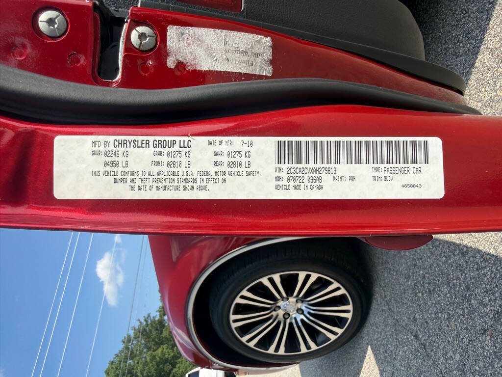 Red 2010 Chrysler 300 S V6 S V6 4dr Sedan 37