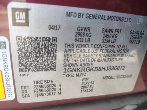2017 Chevrolet Traverse LT