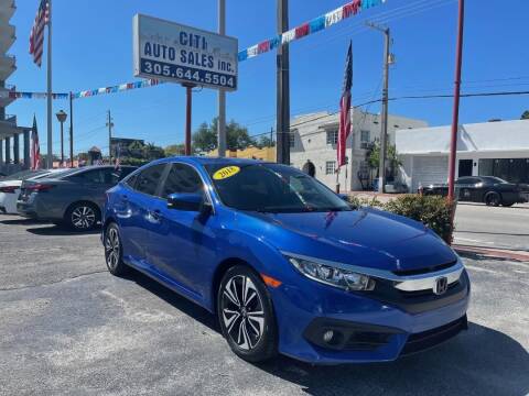 2018 Honda Civic for sale at CITI AUTO SALES INC in Miami FL