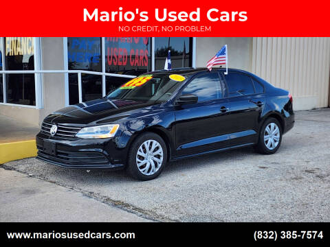 2015 Volkswagen Jetta for sale at Mario's Used Cars in Houston TX