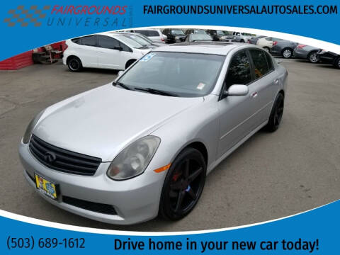 2005 Infiniti G35 for sale at Universal Auto Sales in Salem OR
