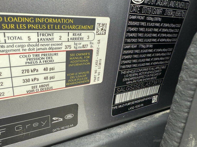 2020 Land Rover Range Rover P525 HSE