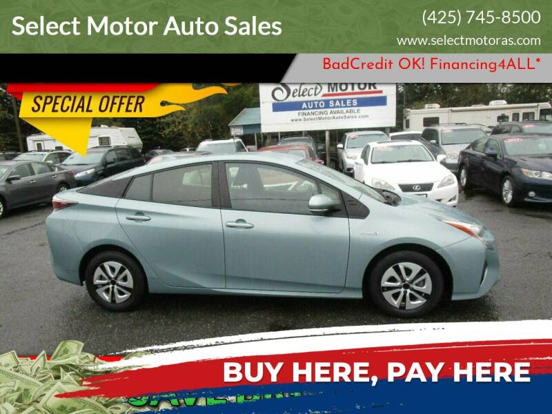 2016 Toyota Prius for sale at Select Motor Auto Sales in Lynnwood WA