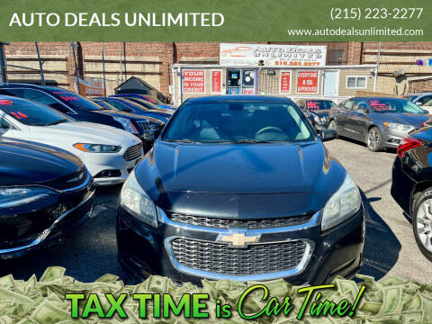 2014 Chevrolet Malibu for sale at AUTO DEALS UNLIMITED in Philadelphia PA
