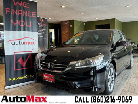 2014 Honda Accord for sale at AutoMax in West Hartford CT