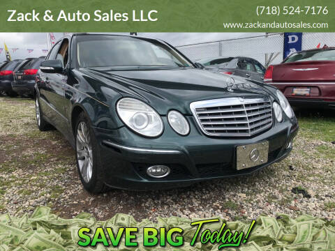 2009 Mercedes-Benz E-Class for sale at Zack & Auto Sales LLC in Staten Island NY