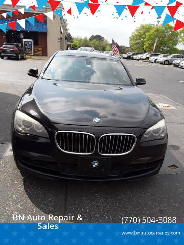 2013 BMW 7 Series for sale at BN Auto Repair & Sales in Mcdonough GA