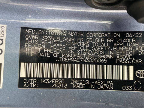 2022 Toyota Corolla LE