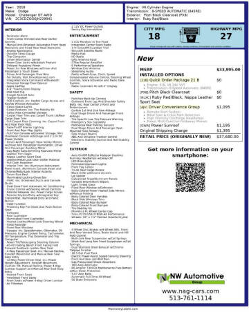 2018 Dodge Challenger GT