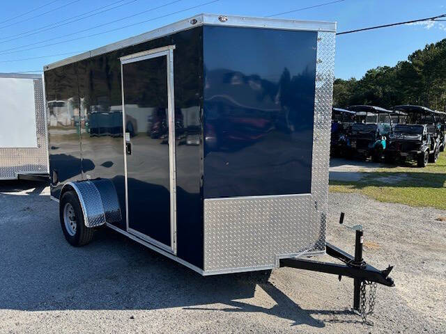 2025 South River Cargo 6x12SA Enclosed Cargo for sale at Cross Resurrection Golf Carts and Trailers in Rincon, GA