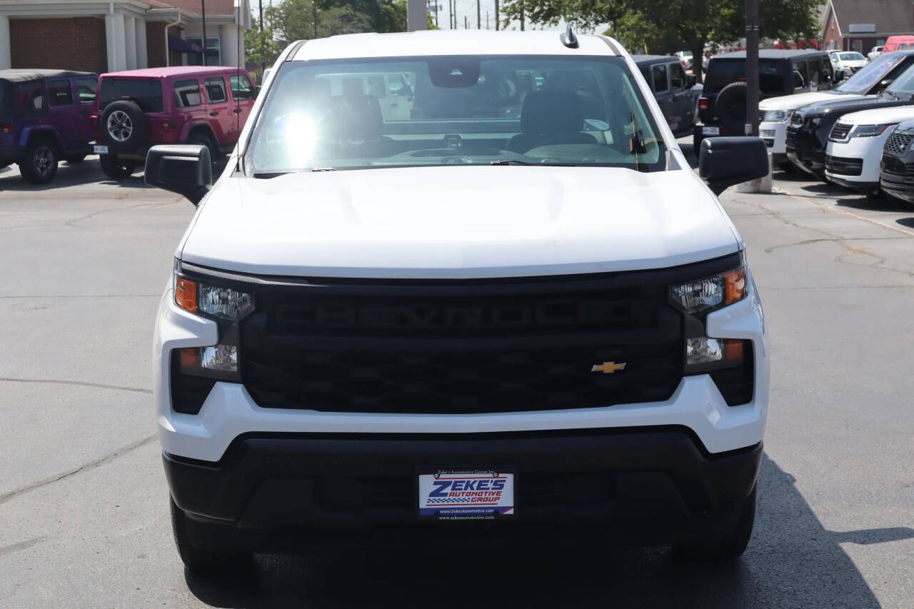 White 2023 Chevrolet Silverado 1500 Work Truck 2