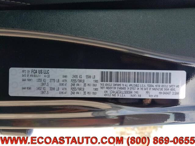 2018 Jeep Wrangler JK Unlimited Sahara