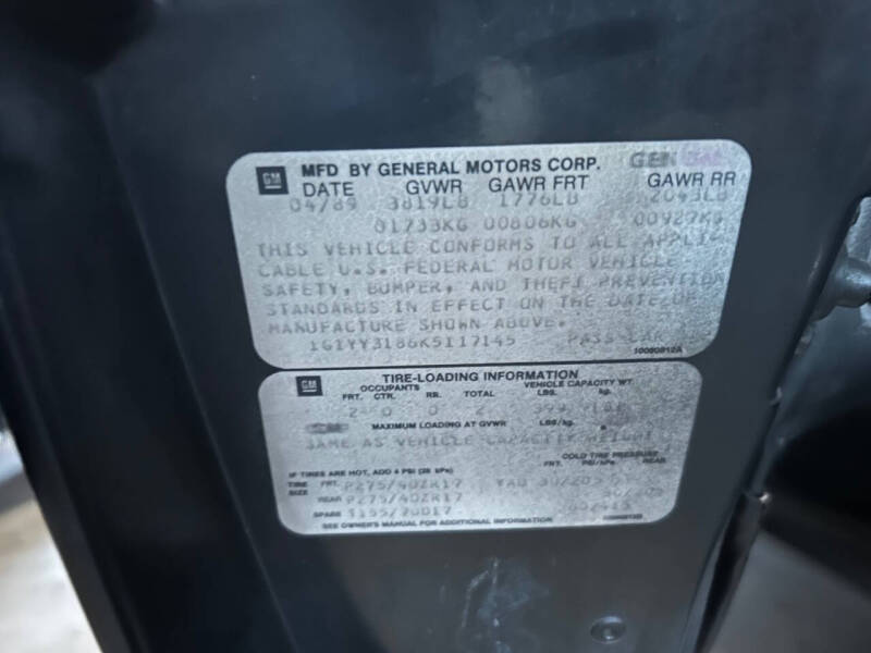 1989 Chevrolet Corvette