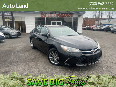 2015 Toyota Camry for sale at Auto Land in Manassas VA