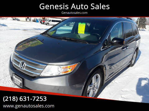 2012 Honda Odyssey for sale at Genesis Auto Sales in Wadena MN