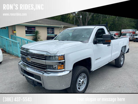 2016 Chevrolet Silverado 2500HD for sale at RON'S RIDES,INC in Bunnell FL