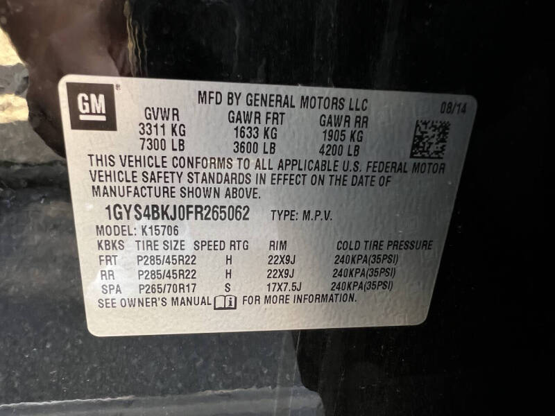 2015 Cadillac Escalade Luxury