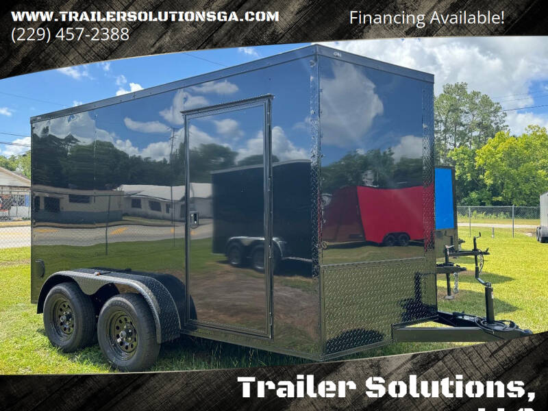 2025 7x12 Tandem Axle 7x12TA Enclosed Cargo Trailer for sale at Trailer Solutions, LLC in Fitzgerald GA