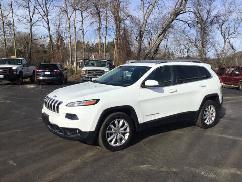 2015 Jeep Cherokee for sale at AFFORDABLE AUTO SVC & SALES in Bath NY