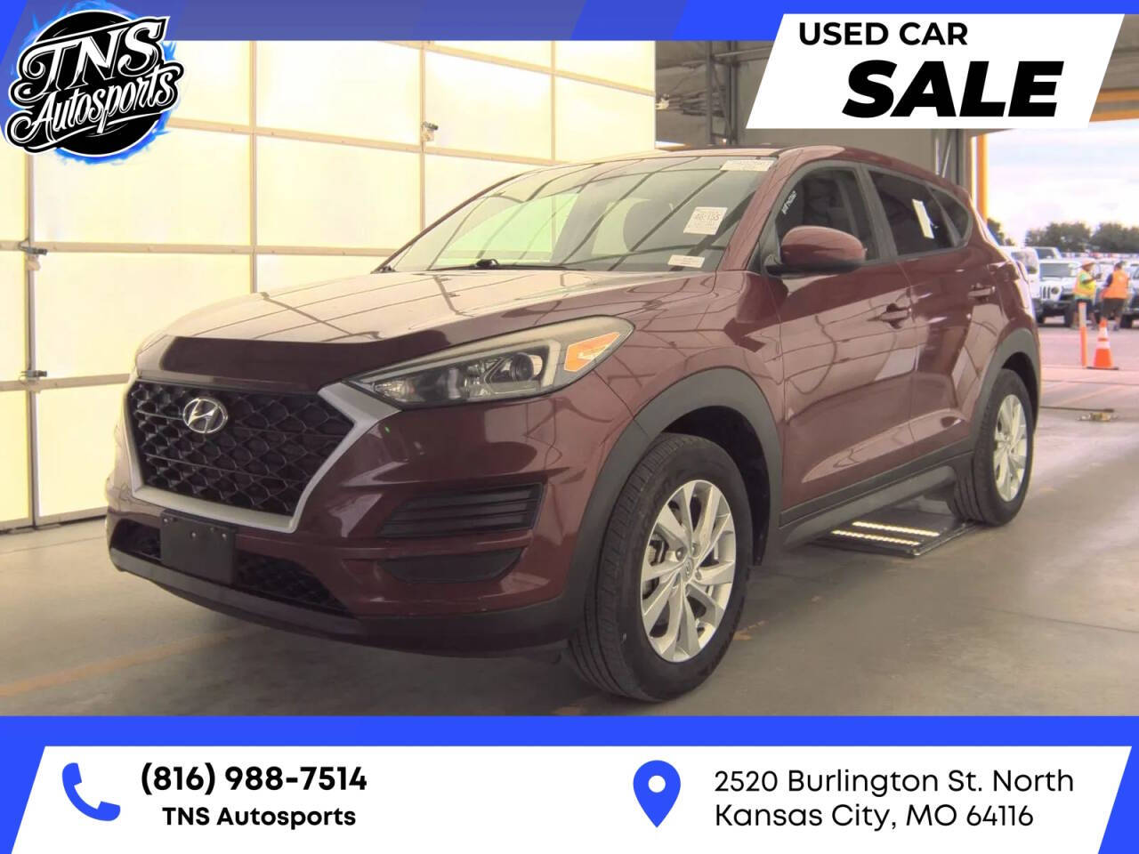 Red 2019 Hyundai TUCSON SE AWD SE 4dr SUV 1