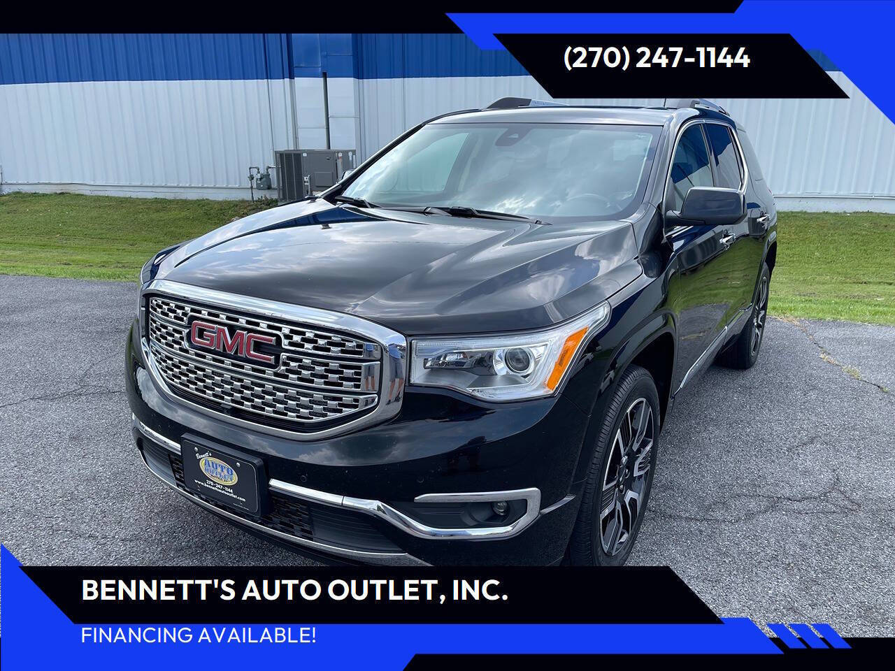 Black 2019 GMC Acadia Denali 4x4 Denali 4dr SUV 1