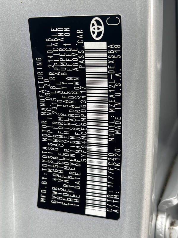 2021 Toyota Corolla SE