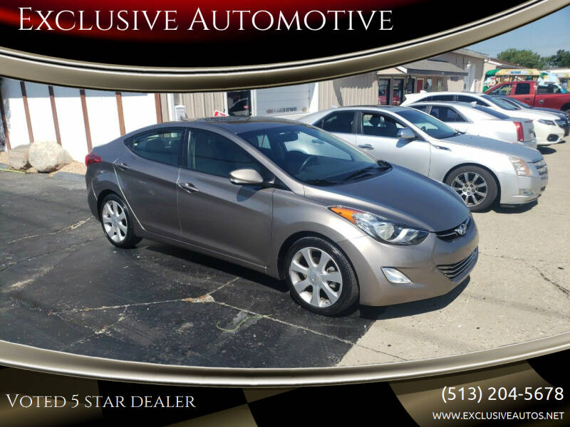 2013 Hyundai Elantra for sale at Exclusive Automotive in West Chester OH