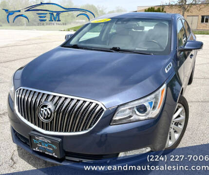 2014 Buick LaCrosse for sale at E and M Auto Sales in Elgin IL