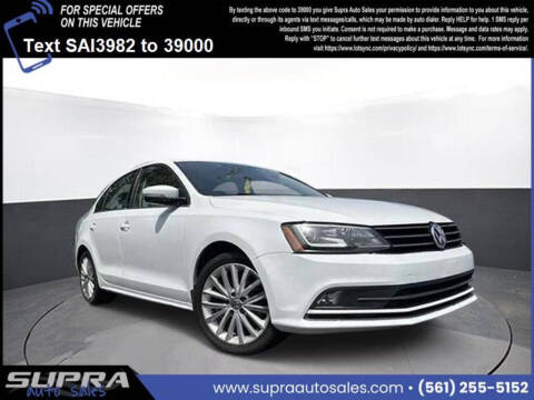 2015 Volkswagen Jetta for sale at SUPRA AUTO SALES in Riviera Beach FL