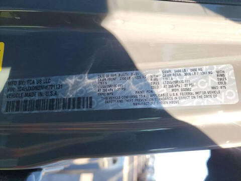 2021 Jeep Wrangler Unlimited Willys