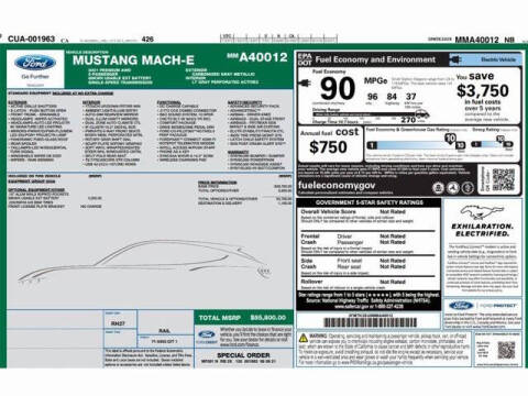 2021 Ford Mustang Mach-E Premium