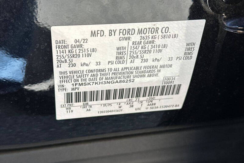 2022 Ford Explorer ST-Line