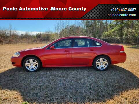 2013 Chevrolet Impala for sale at Poole Automotive in Laurinburg NC