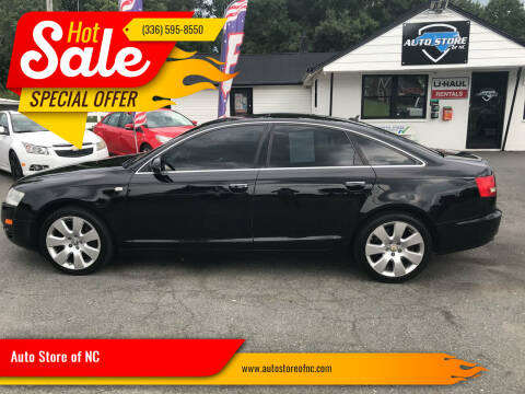 2007 Audi A6 for sale at Auto Store of NC in Walkertown NC
