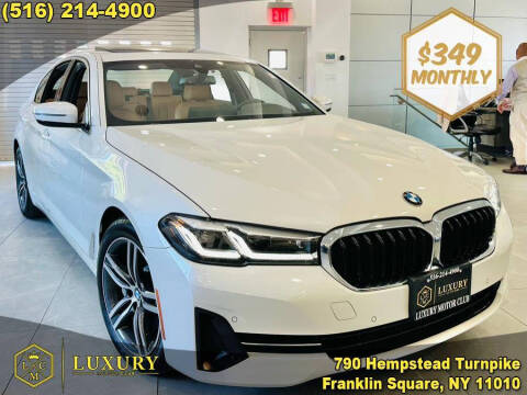 2021 BMW 5 Series for sale at LUXURY MOTOR CLUB in Franklin Square NY