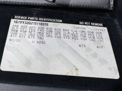 2001 Chevrolet Corvette