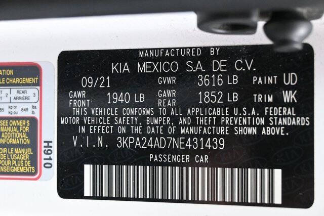 2022 Kia Rio S