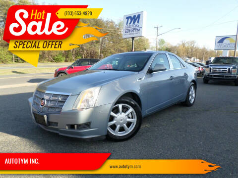 2008 Cadillac CTS for sale at AUTOTYM INC. in Fredericksburg VA