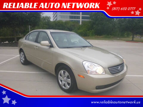 2008 Kia Optima for sale at RELIABLE AUTO NETWORK in Arlington TX