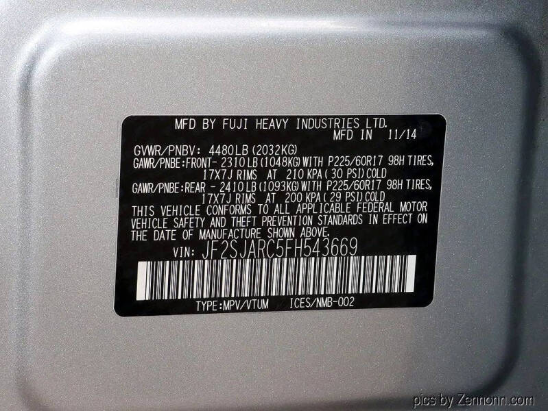 2015 Subaru Forester 2.5i Limited