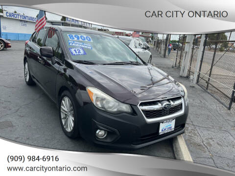 2012 Subaru Impreza for sale at Car City Ontario in Ontario CA
