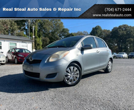 2009 Toyota Yaris for sale at Real Steal Auto Sales & Repair Inc in Gastonia NC