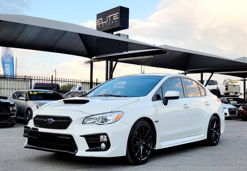 2019 Subaru WRX for sale at Elite Motors in El Paso TX