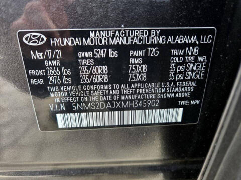 2021 Hyundai Santa Fe SEL