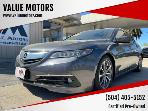 2017 Acura TLX for sale at VALUE MOTORS in Kenner LA