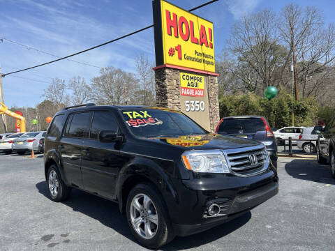 2013 Honda Pilot for sale at NO FULL COVERAGE AUTO SALES LLC in Austell GA