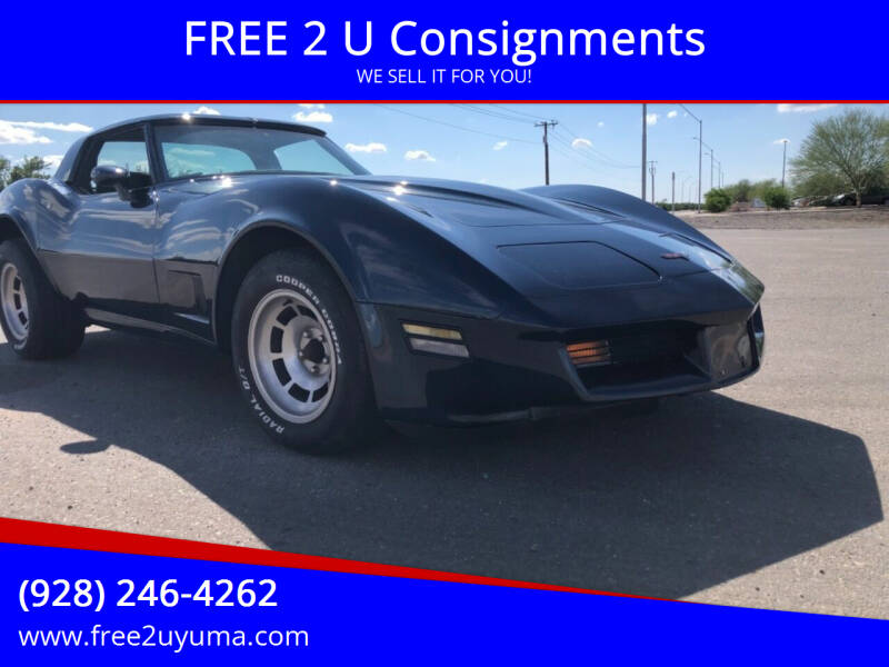 1980 Chevrolet Corvette for sale at FREE 2 U Consignments in Yuma AZ