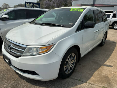 2012 Honda Odyssey for sale at Motley's Auto World in Danville VA