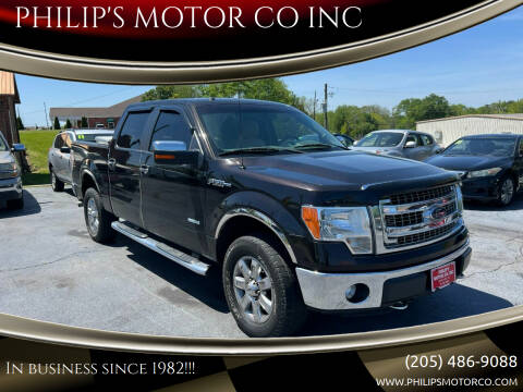 2013 Ford F-150 for sale at PHILIP'S MOTOR CO INC in Haleyville AL