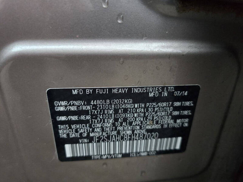 2015 Subaru Forester 2.5i Limited